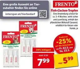 Interspar Floh+zecken-tropfen Angebot