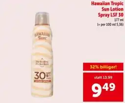 Interspar Hawaiian Tropic Sun Lotion Spray LSF 30 Angebot