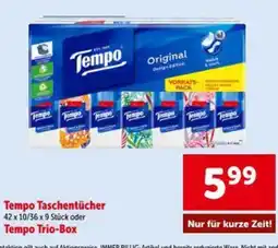 Interspar Tempo Taschentücher Angebot