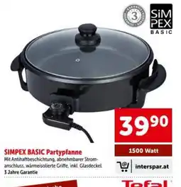 Interspar Simpex basic partypfanne Angebot