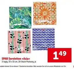 Interspar SPAR Servietten Asia Angebot