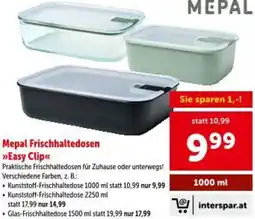 Interspar Mepal Frischhaltedosen Easy Clip Angebot