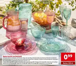 Interspar Buntes Geschirr aus Kunststoff Angebot