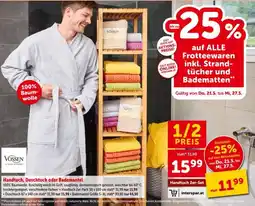 Interspar Handtuch, Duschtuch oder Bademantel Angebot