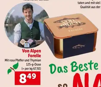 Von Alpen Forelle