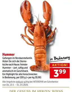 Interspar Hummer Angebot
