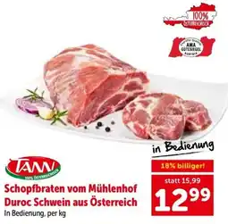 Interspar Schopfbraten vom Mühlenhof Duroc Schwein aus Österreich Angebot
