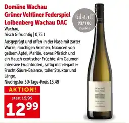 Interspar Domäne wachau grüner veltliner federspiel loibenberg wachau dac Angebot