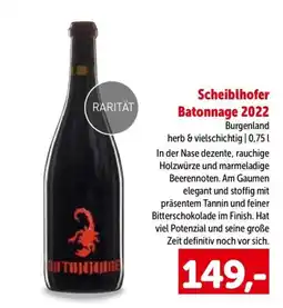 Interspar Scheiblhofer Batonnage 2022 Angebot