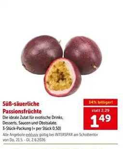 Interspar Süß-säuerliche passionsfrüchte Angebot