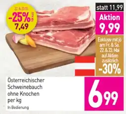Sutterlüty Österreichischer schweinebauch ohne knochen Angebot