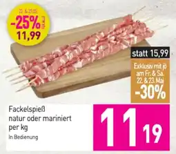 Sutterlüty Fackelspieẞ natur oder mariniert Angebot