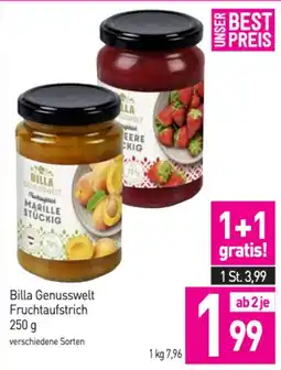 Sutterlüty Billa genusswelt fruchtaufstrich Angebot