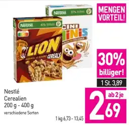 Sutterlüty Nestlé cerealien Angebot