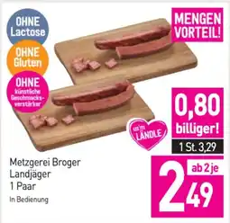 Sutterlüty Metzgerei broger landjäger Angebot