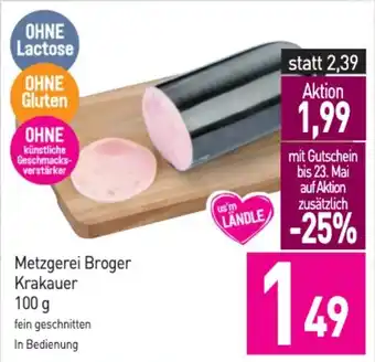 Sutterlüty Metzgerei broger krakauer Angebot