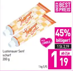 Sutterlüty Lustenauer senf scharf Angebot