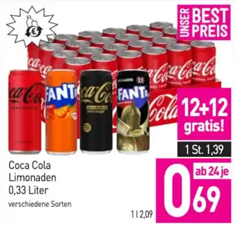 Sutterlüty Coca cola limonaden Angebot