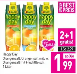 Sutterlüty Happy day orangensaft, orangensaft mild o. orangensaft mit fruchtfleisch Angebot