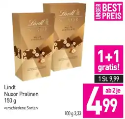 Sutterlüty Lindt Nuxor Pralinen Angebot