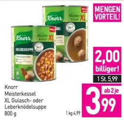 Sutterlüty Knorr Meisterkessel XL Gulasch- oder Leberknödelsuppe Angebot