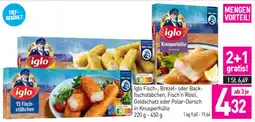 Sutterlüty Iglo fisch-, brezel- oder back- fischstäbchen, fisch'n'rösti, goldschatz oder polar-dorsch in knusperhülle Angebot