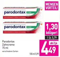 Sutterlüty Parodontax zahncreme Angebot