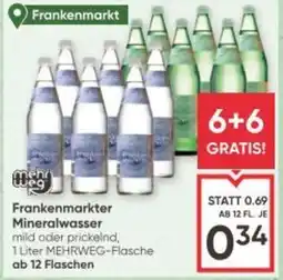 Maximarkt Frankenmarkter Mineralwasser Angebot