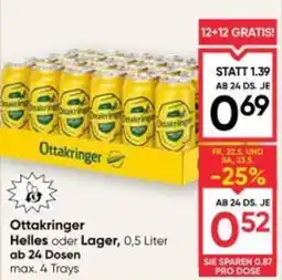 Maximarkt Ottakringer Helles oder Lager Angebot