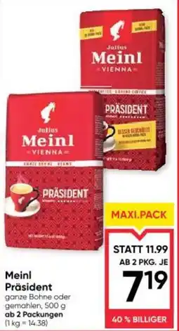 Maximarkt Julius meinl präsident Angebot