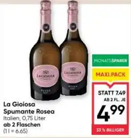 Maximarkt La Gioiosa Spumante Rosea Angebot