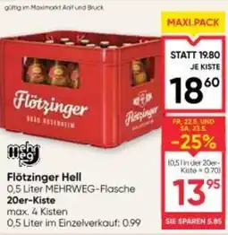 Maximarkt Flötzinger hell Angebot