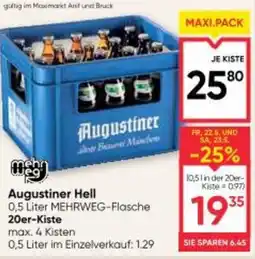 Maximarkt Augustiner Hell Angebot