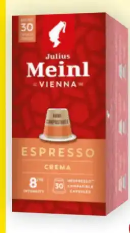 Billa Julius Meinl Kapseln Angebot