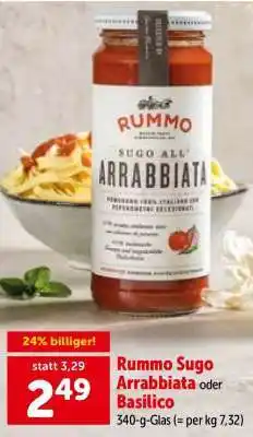 Interspar Rummo Sugo Arrabbiata oder Basilico Angebot