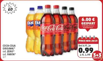 PENNY COCA-COLA ORIGINAL* od. ZERO* od. FANTA Angebot