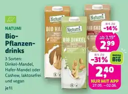 Denn's Biomarkt Bio- Pflanzen- drinks Angebot