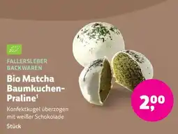 Denn's Biomarkt Bio Matcha Baumkuchen- Praline Angebot
