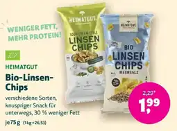 Denn's Biomarkt Heimatgut bio-linsen- chips Angebot