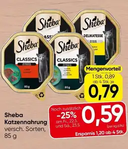 Spar Sheba Katzennahrung Angebot