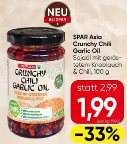Spar Spar crunchy chili garlic oil Angebot