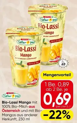 Spar Bio-Lassi Mango Angebot