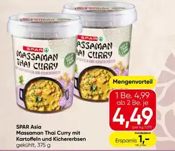 Spar Spar massaman thai curry mit kartoffeln und kichererbsen Angebot