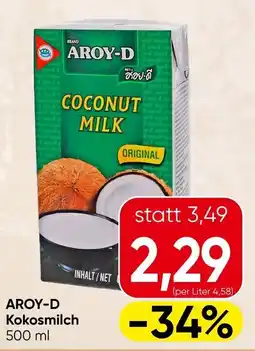 Spar Aroy-d kokosmilch Angebot