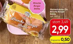 Spar Meisterbäcker ölz brioche burger brötle Angebot