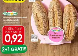 Spar Natur pur bio-topfenkornweckerl aus österreich Angebot