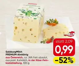 Spar Salzburgmilch premium almkönig Angebot