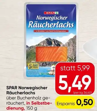 Spar Spar norwegischer räucherlachs Angebot