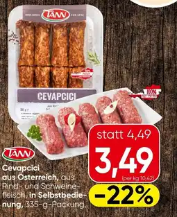 Spar Cevapcici aus Österreich Angebot
