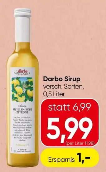 Spar Darbo Sirup Angebot